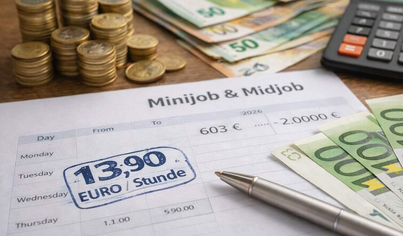 Minimum wage to rise from 2026: What companies need to consider now for mini-jobs and midi-jobs