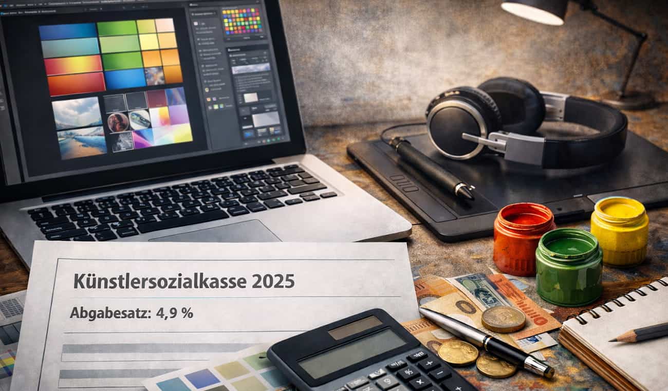 Künstlersozialkasse 2026: 2025 declaration due by 31 March