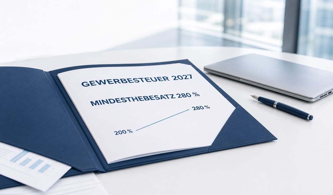 German trade tax: Minimum municipal multiplier of 280% from 2027