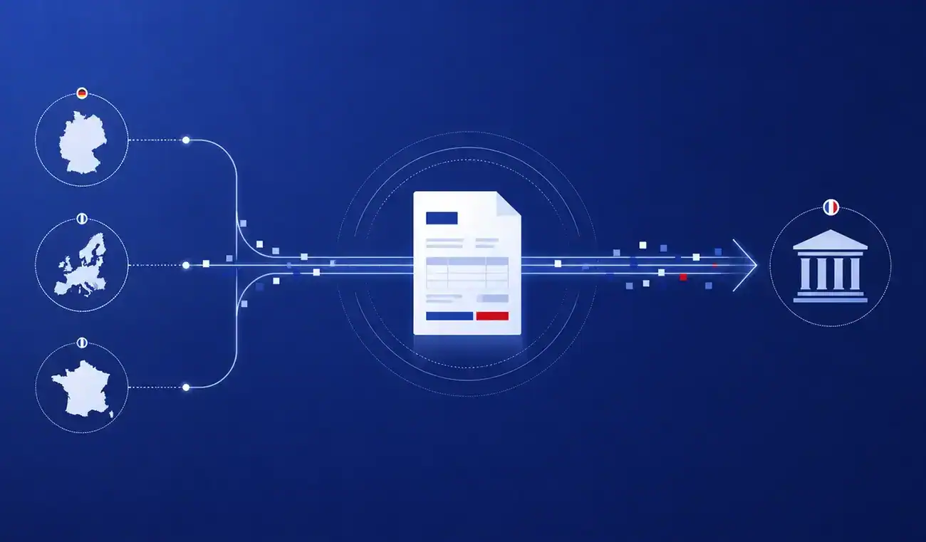 A company that is registered for VAT in France but has no fixed establishment there is not automatically subject to French e-invoicing. It may nevertheless have an e-reporting obligation. The decisive question is who owes the French VAT.